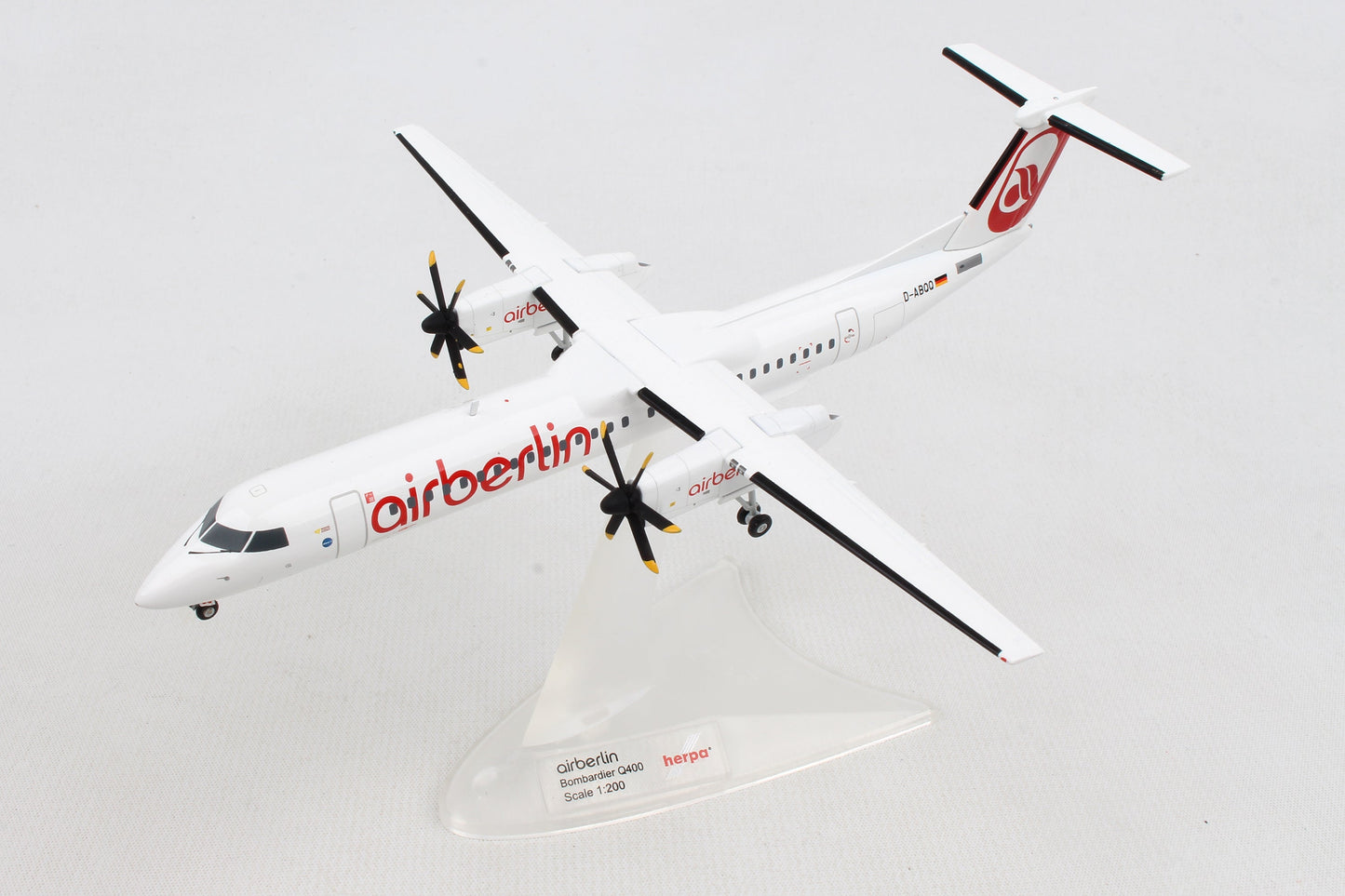 Herpa Wings HE559355 Air Berlin Q400 1/200