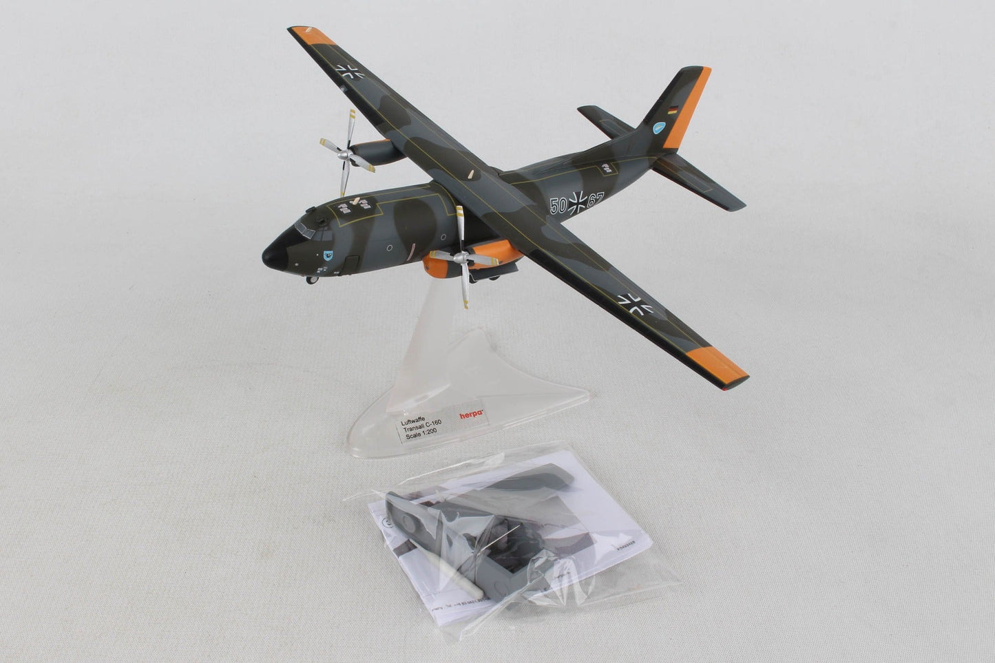 Herpa Wings HE559560 Luftwaffe C-160 1/200 Ltg63 Hohn Afb Norm 72