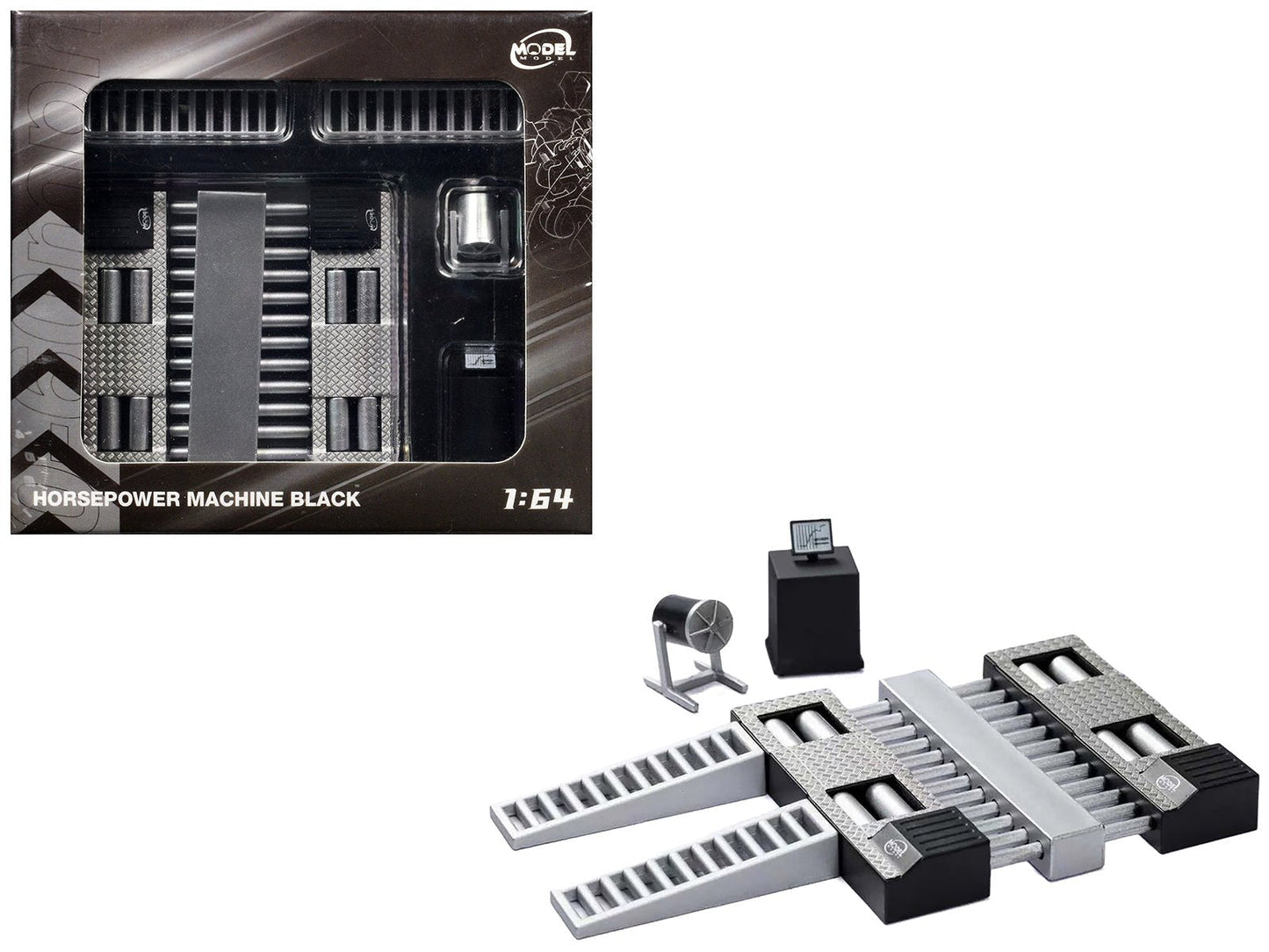 Horsepower Machine Black 1/64 Diecast Model by Model Model free shipping USA