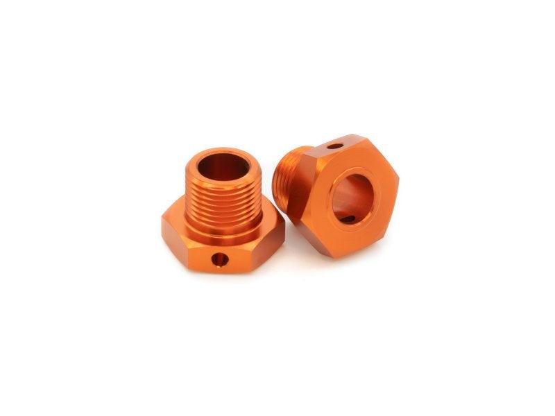Hpi 160138 17mm Hex Hub Adaptor (Orange/2pcs) SAVAGE X FLUX V2