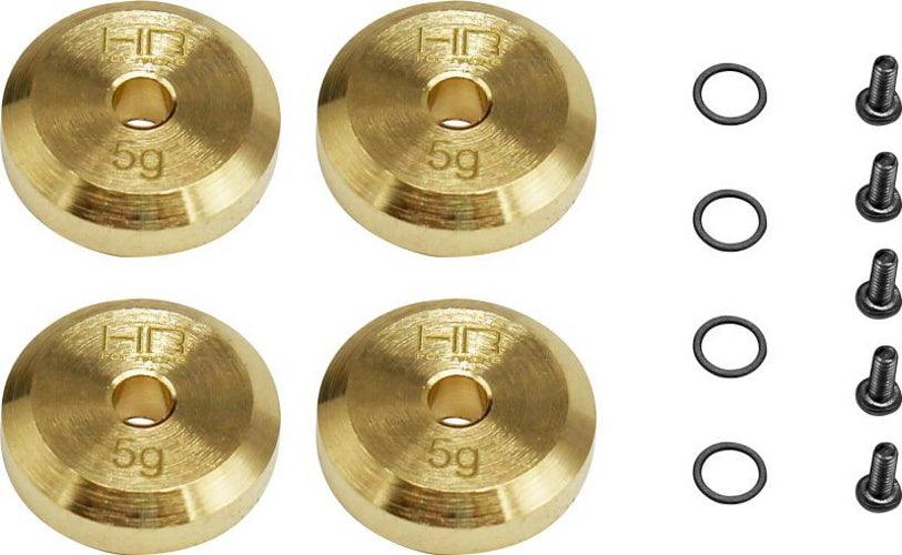 Hot Racing SXTF2604H +4mm Steel Axles Brass Weight Axial SCX24