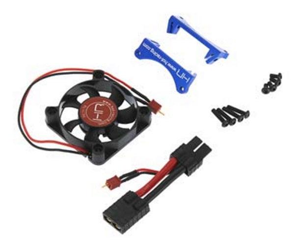Hot Racing XMX505F06 Monster Blower Fan Blue Traxxas X-Maxx