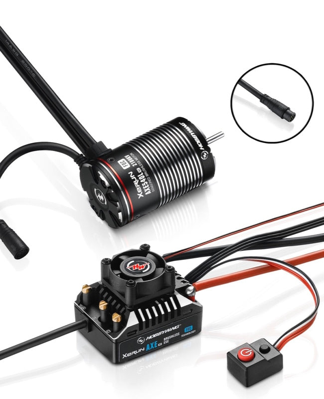 Hobbywing 38020312 Xerun Axe 540l R2 System for Rock Crawler Combo Axe 540l-21