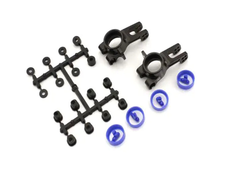 Kyosho IFW608B Aluminum Rear Hub Carrier (L、R/Gunmetal/MP10)