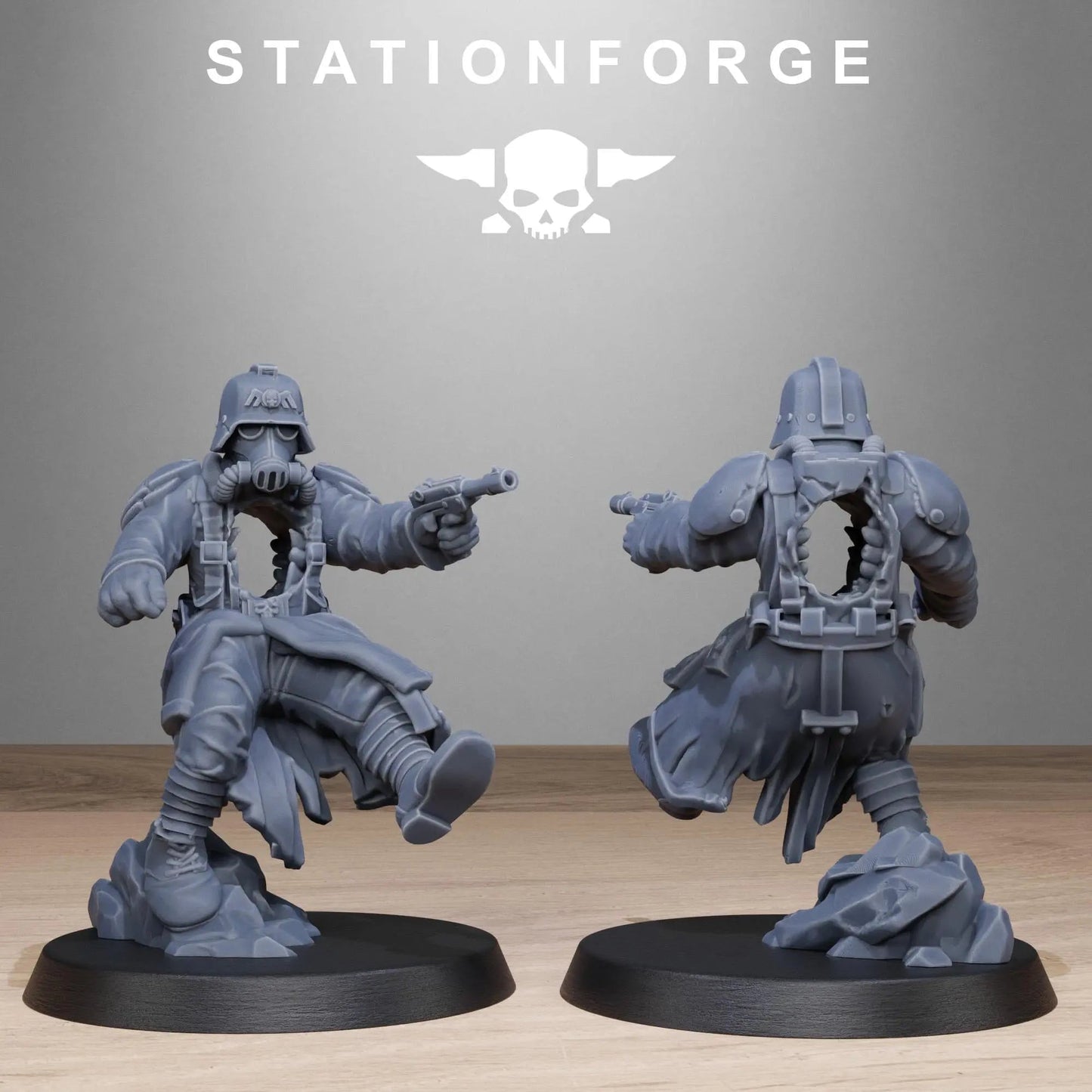 GrimGuard Objective Markers by Station Forge 28/32mm Heroic Scale Miniature, 10 Markers, Proxy, Grimdark, Sci-Fi, OPR, Trench Crusade