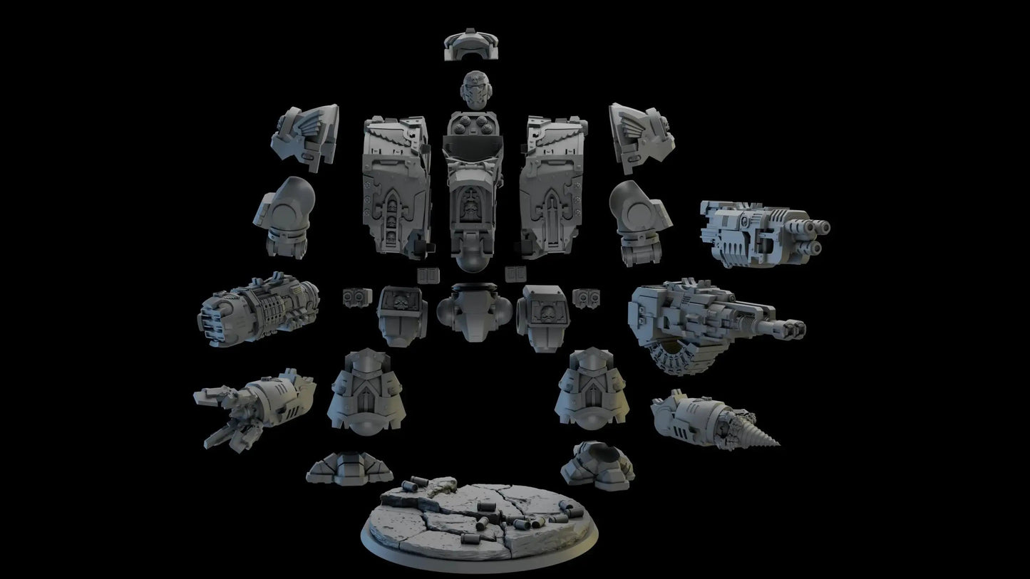 Omega War Hulk by Ghamak Heroic 28/32mm Scale Miniature, 98mm tall