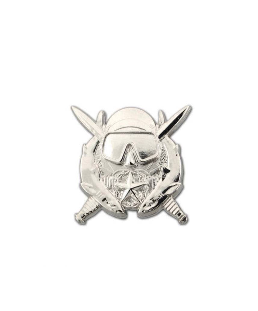 US Army Diver Special Operations Supervisor Dress Mini STA-BRITE® Pin On Badge