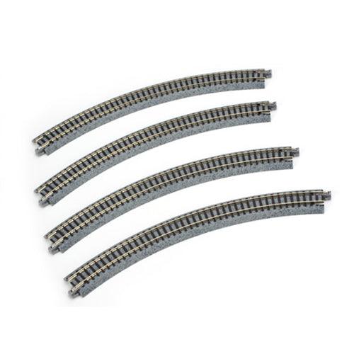 Kato N 20-110 Unitrack 11"-45-Degree Radius Curved Track (4)