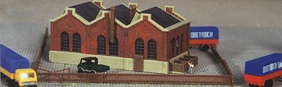 Kibri 36604 Z Scale Warehouse Building -- 3-13/16 x 2 x 1-9/16" 9.5 x 5 x 4cm