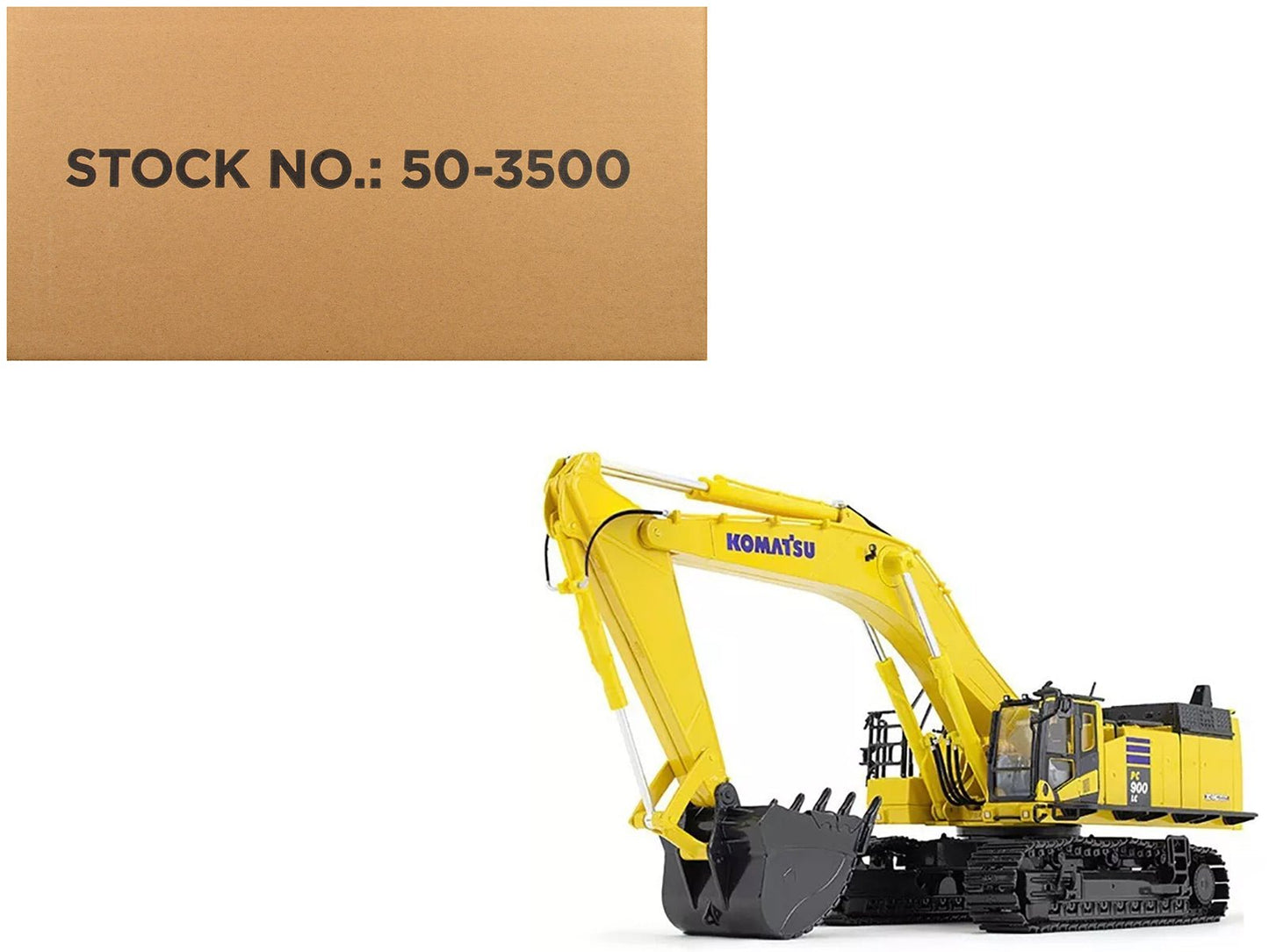 Komatsu PC900LC-11 Excavator Yellow 1/50 Diecast Model by First Gear free shipping USA