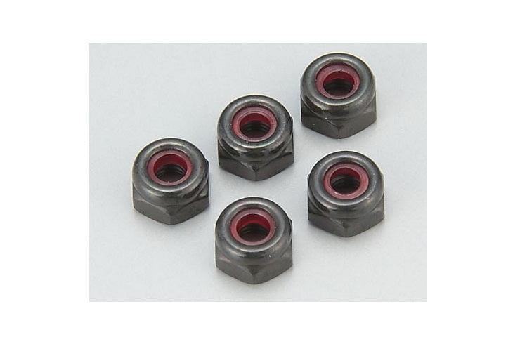 Kyosho 1-N2630N 2.6x3.0mm Steel Nylon Nut (5) Ultima / Inferno / V-One RRR