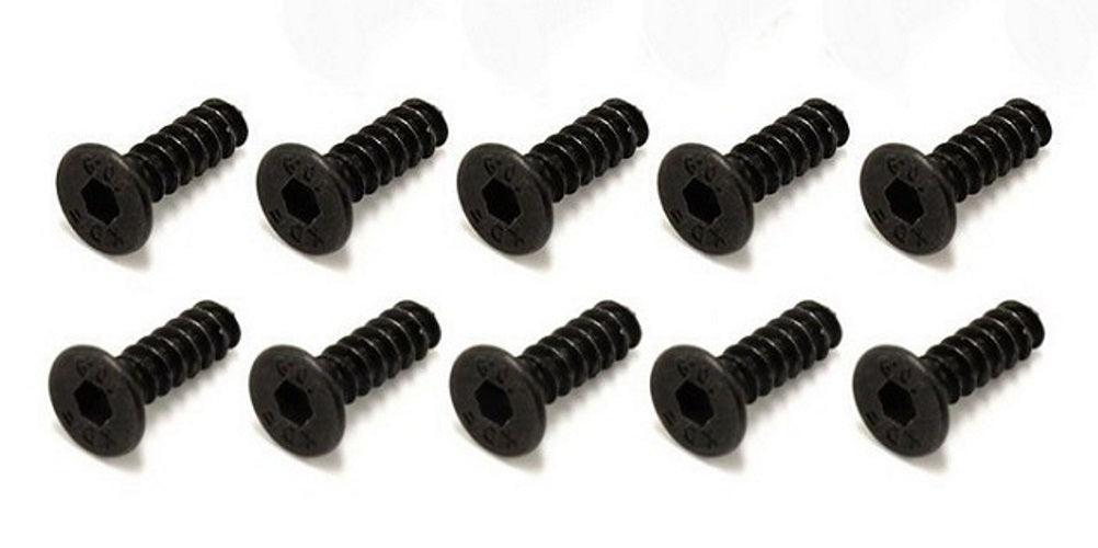 Kyosho 1-S33015TPH TP Flat Head Screw (Hex/M3x15/10pieces)