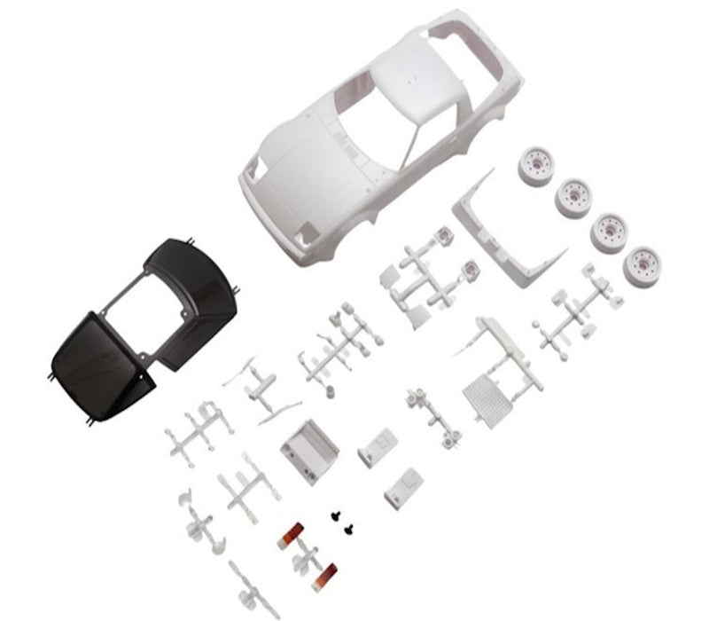 Kyosho MZN235 Mazda RX-7 SA22C White Body Set w/Wheels Mini-Z RWD