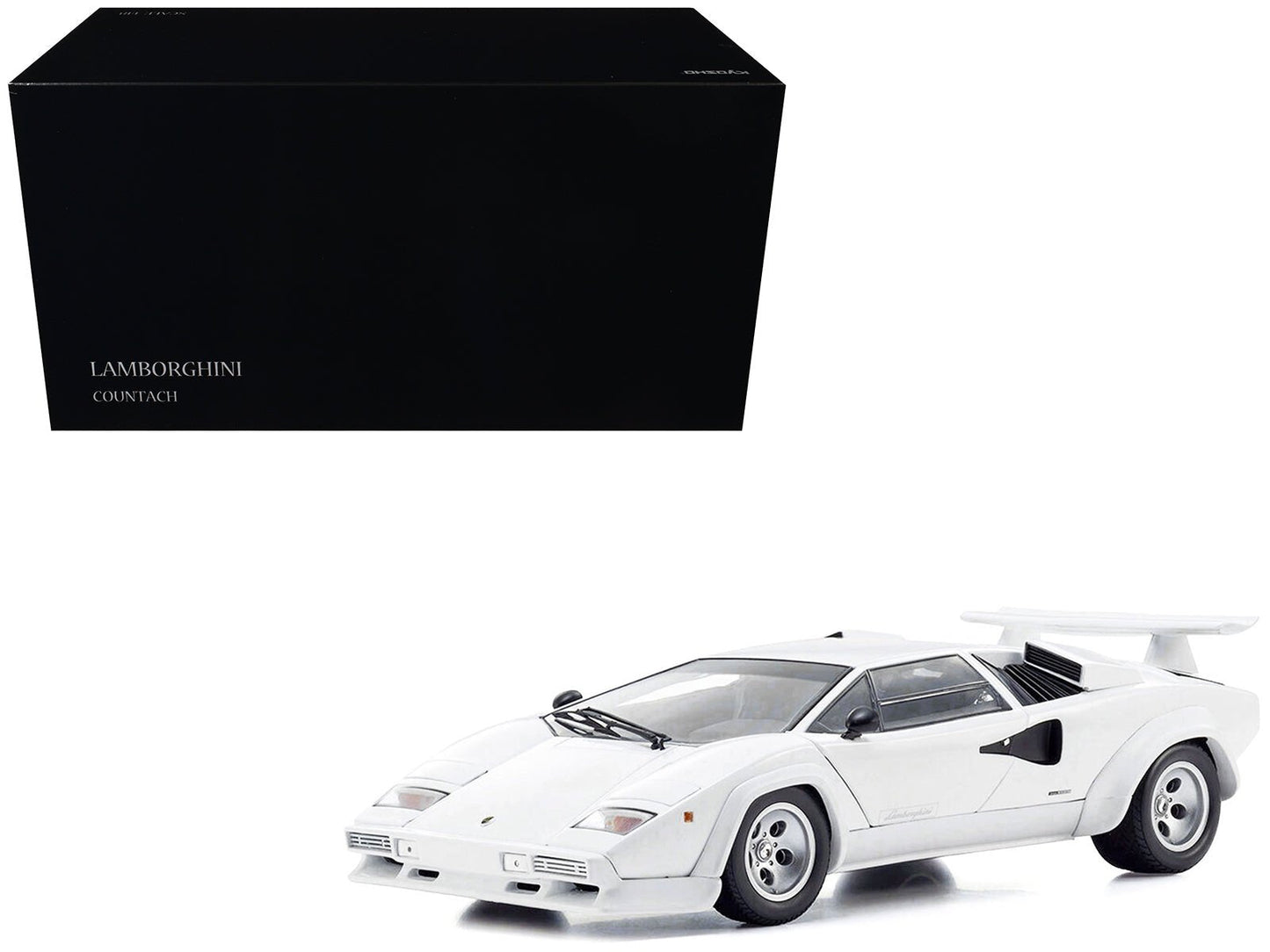 Lamborghini Countach LP 400S White 1/18 Diecast Model Car by Kyosho free shipping USA