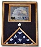 Military Certificate Case, Military flag and document case hold 3'x5' flag