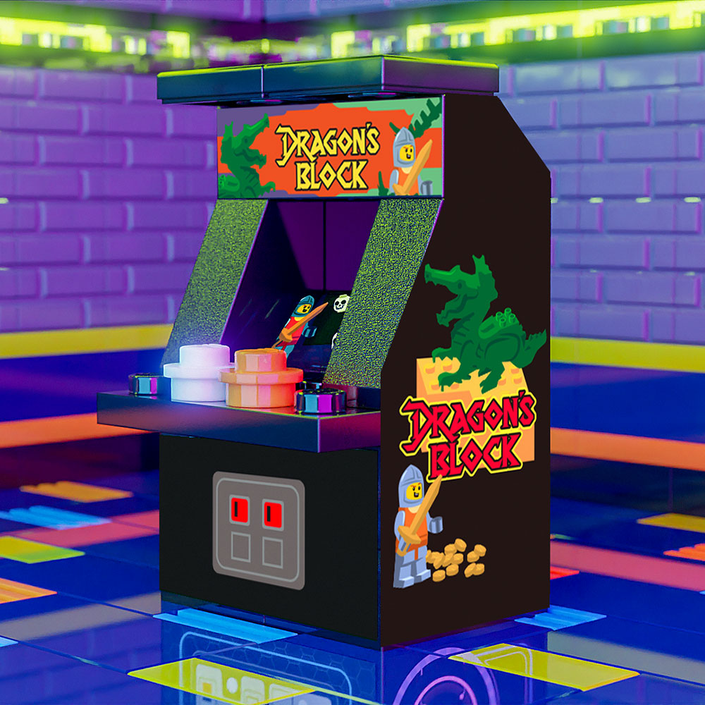 Dragon's Block Classic Arcade Machine