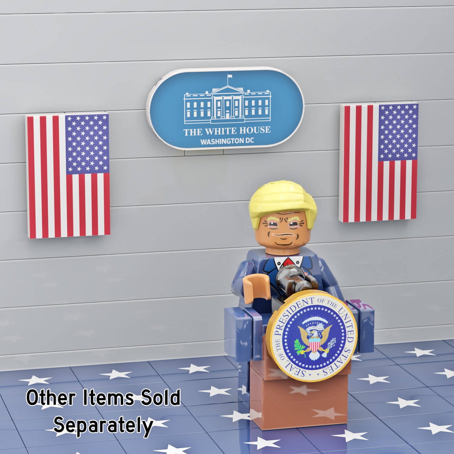 U.S. Presidential Seal - Custom Printed - Made Using a LEGO® Tile