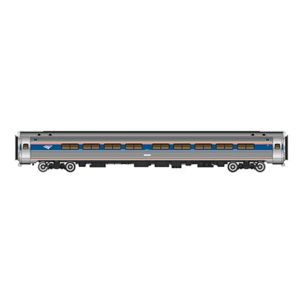 Walthers Proto 11205 HO Scale 85' Amfleet I 84-Seat Coach - Ready To Run -- Amtrak(R) Phase VI (Travelmark)
