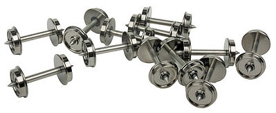 Walthers Proto 2302 HO 36" Wheelsets Metal Axles pkg(12)