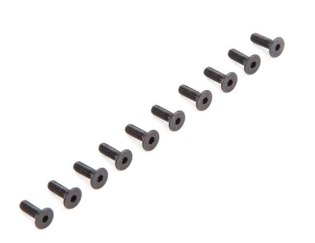Losi Flat Head Screws M2.5 x 8mm (10) 1/6 Super Baja Rey 22X-4 8ight XT / XTE