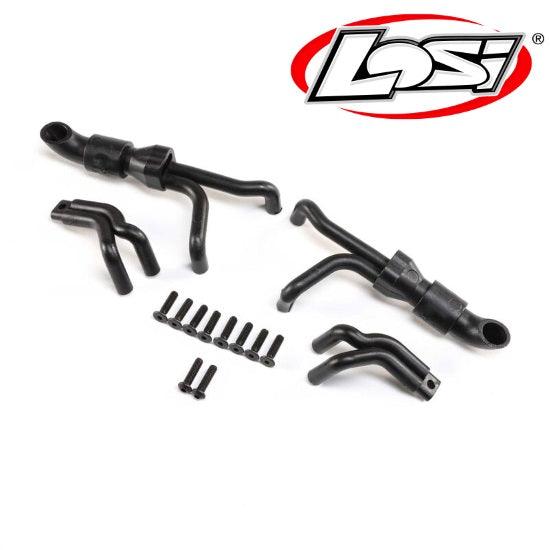 Losi LOS241035 4n1 Collective Headers Silver LMT