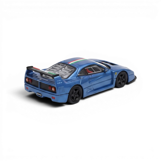 Stance Hunters Ferrari F40 LM Italian Stripe Blue 1:64