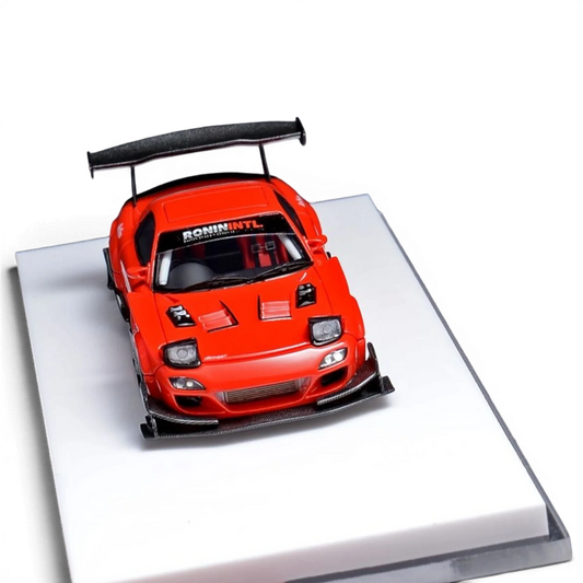 YM Model x MiniCraftsman Mazda RX-7 Modified Red 1:64
