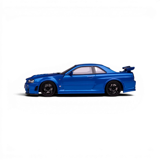 Cars' Lounge Nissan Skyline GT-R R34 Z-TUNE Bayside Blue 1:64