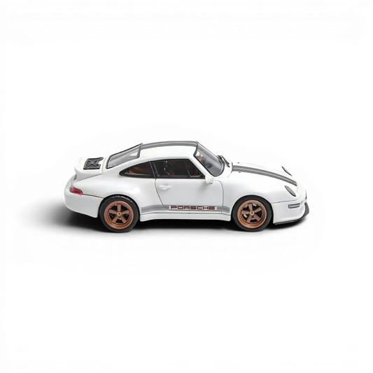 Flame Model Porsche 911 Gunther Werks 400R White 1:64