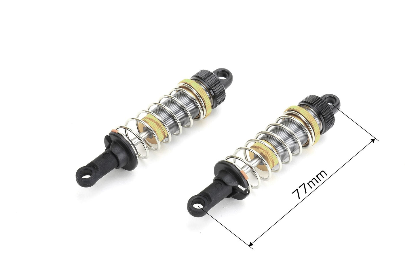 Louise R/C T410 Rally Aluminum - Rear Shocks, 2pc NHA518