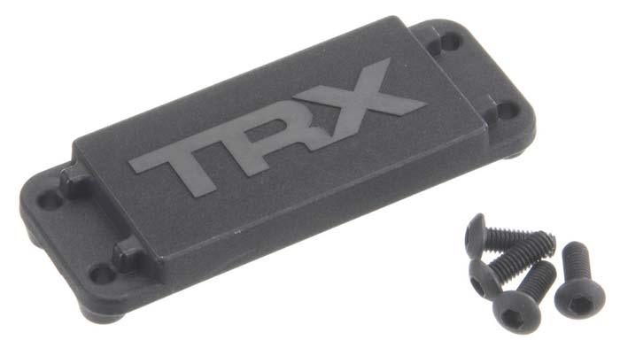 Traxxas 5326X Steering Servo Cover Plate/Hardware Revo