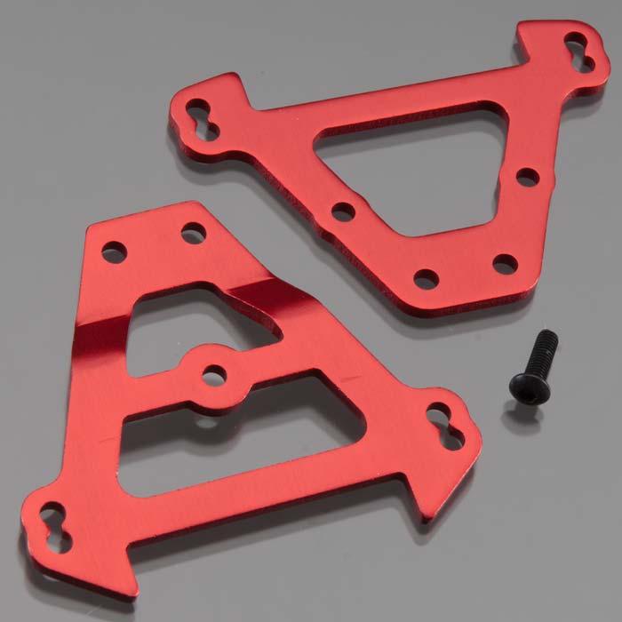 Traxxas 5323R Bulkhead Tie Bars Anodzied Aluminum Summit Revo