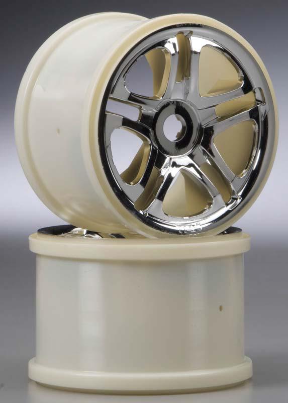 Traxxas 5172X Wheels SS 3.8" Chrome Revo T-Maxx