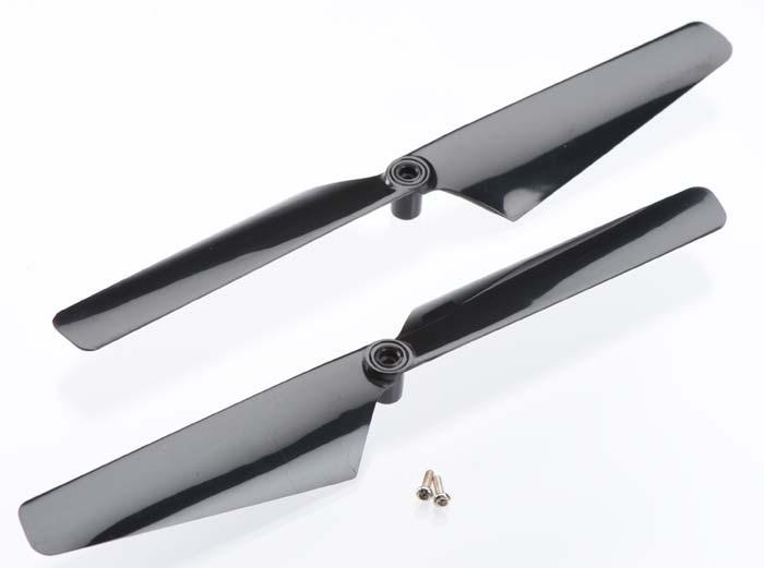 Traxxas LaTrax 6626 Rotor Blade Set Black Alias (2)