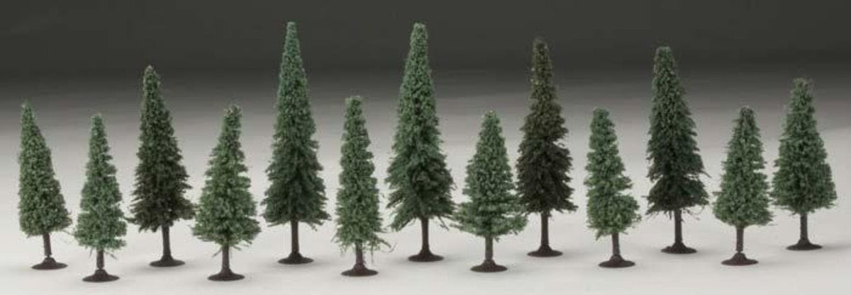 Woodland Scenics TR1586 N/HO Evergreen 4-6" (13) Train Scenery