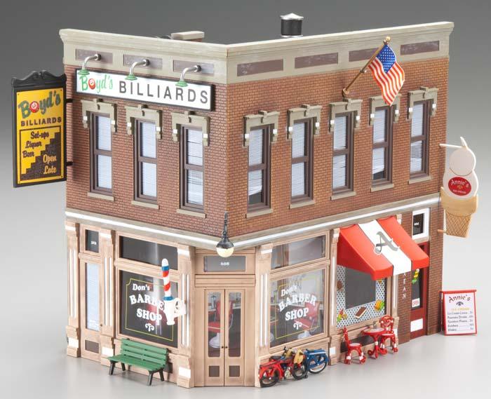Woodland Scenics BR5844 O Scale Corner Emporium Built-&-Ready Structure