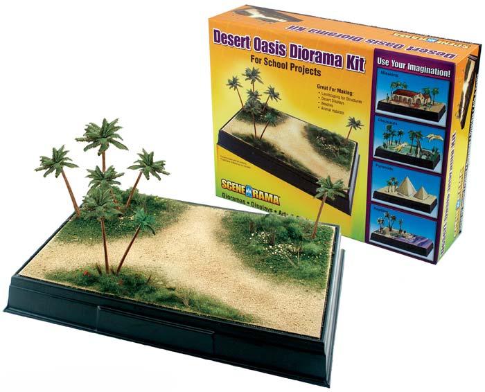 Woodland Scenics SP4112 N/HO Desert Oasis Diorama Train Scenery