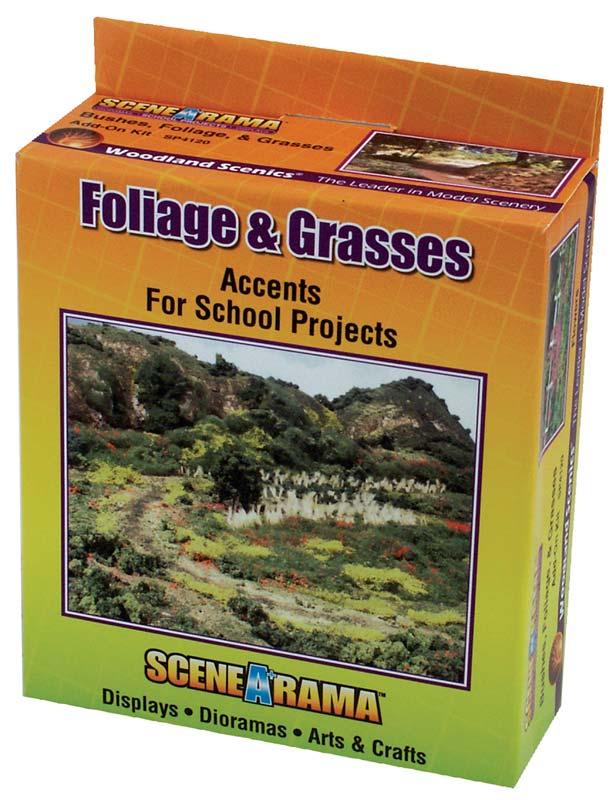 Woodland Scenics SP4120 N/HO Foliage & Grasses Kit Train Scenery