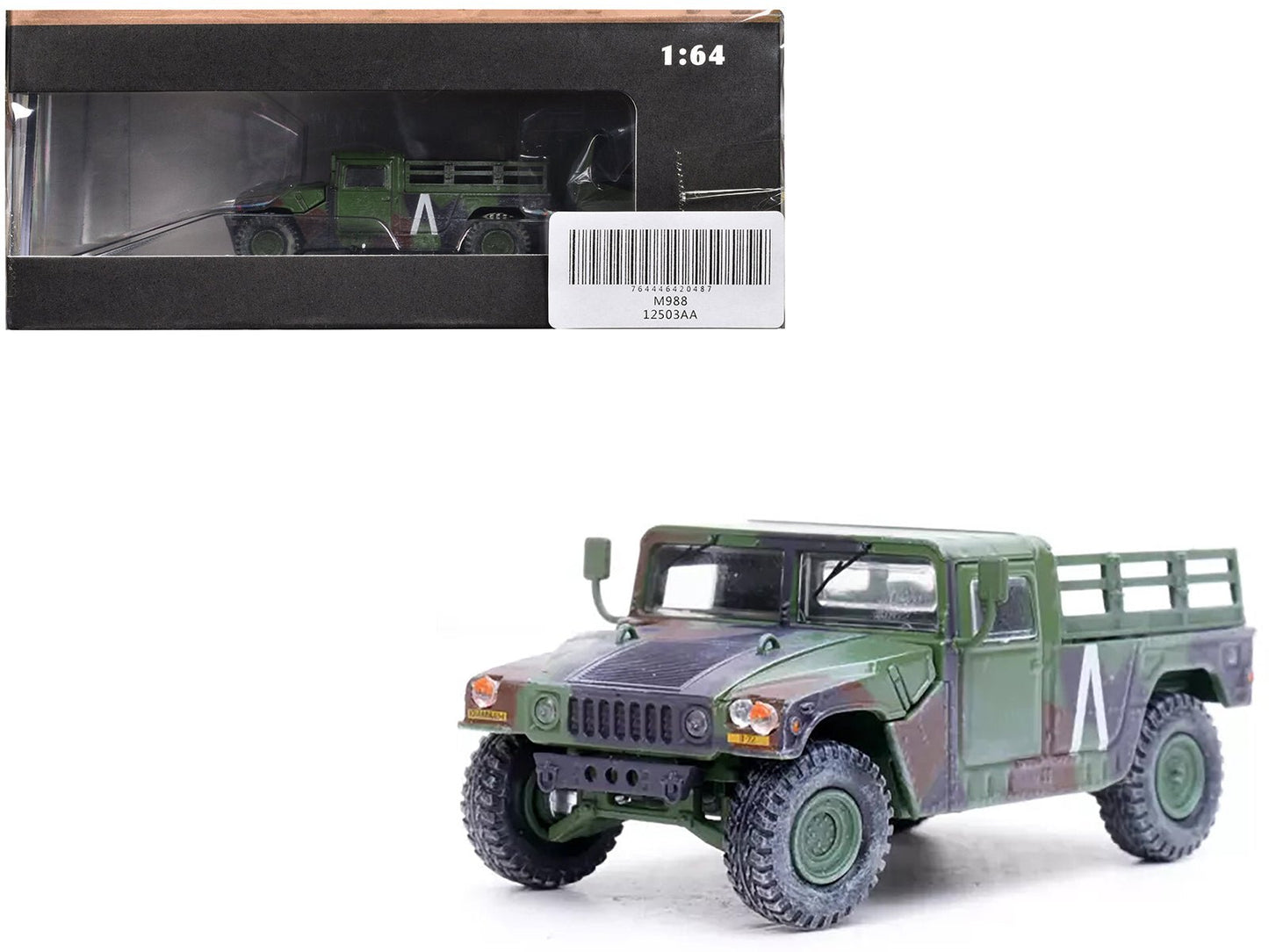 M998 HMMWV "8th Battalion 4th Air Defense Regiment 101st Airborne Division Gulf War" (1991) United States Army "Military Miniature" Series 1/64 Diecast Model by Panzerkampf free shipping USA
