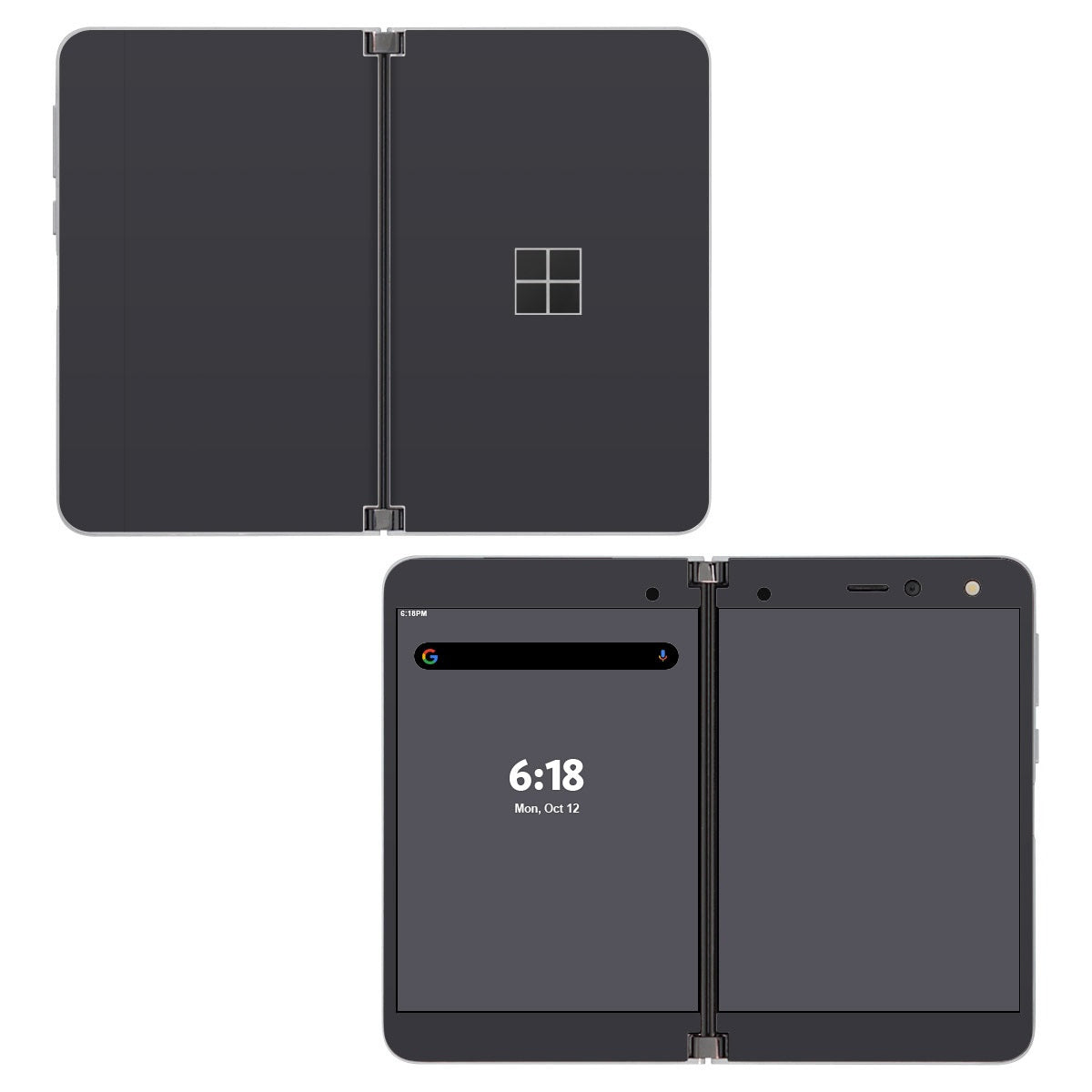 Solid State Slate Grey - Microsoft Surface Duo Skin