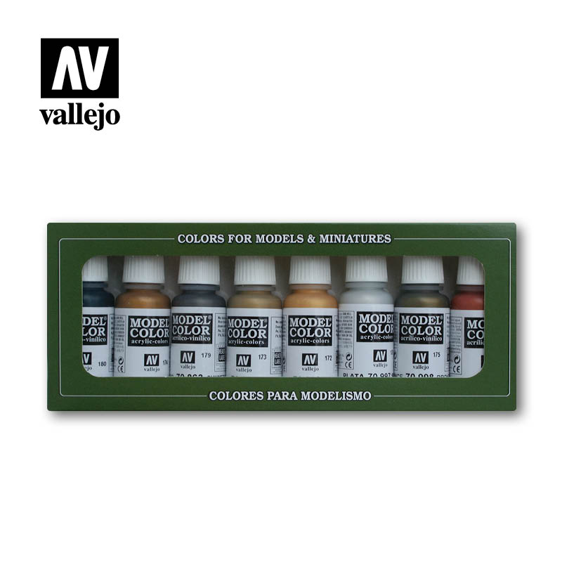 Model Color Set: Metallic Colors (8)