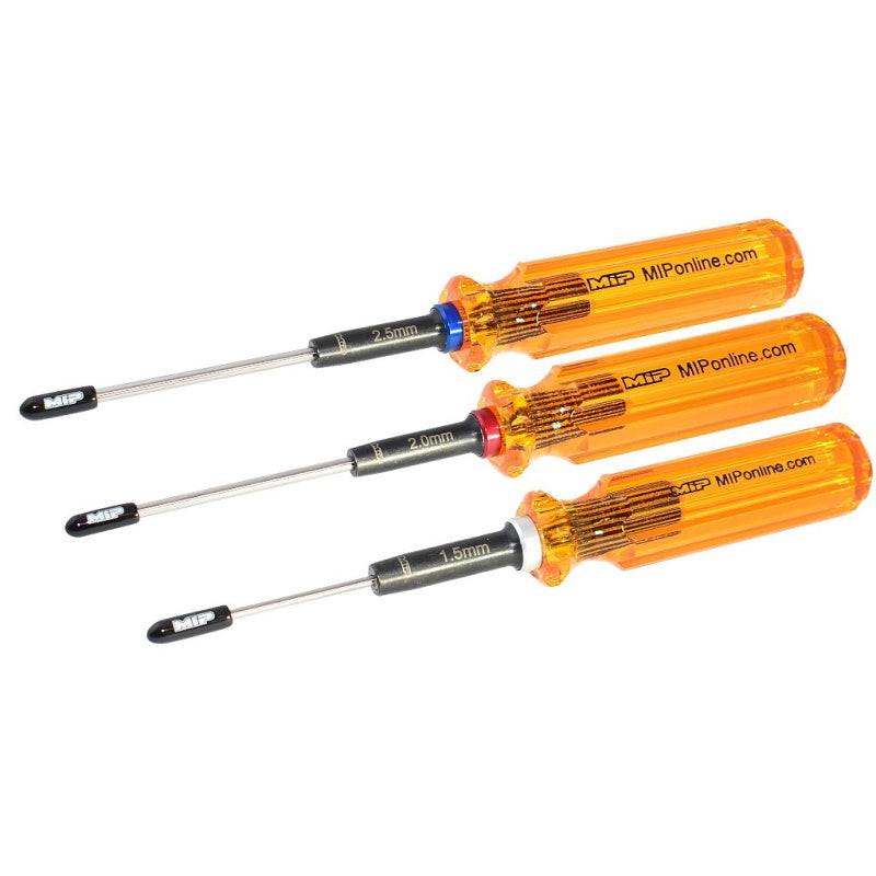 MIP 9602 Hex Driver Wrench Set Gen 2, Metric (3), 1.5mm, 2.0mm, & 2.5mm
