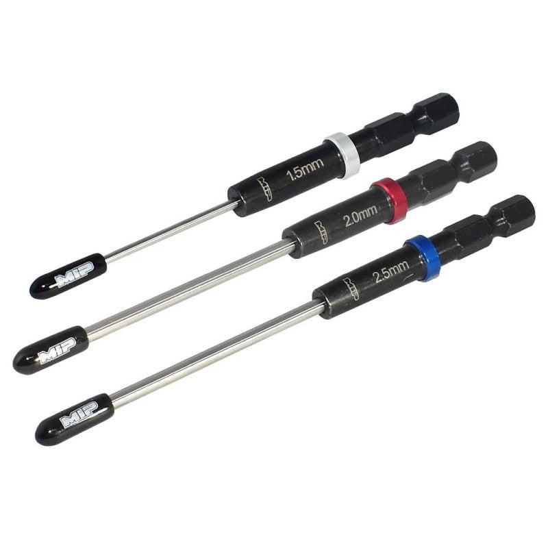 MIP 9612 Speed Tip Hex Driver Wrench Set Gen 2 Metric (3), 1.5mm, 2.0mm, & 2.5mm
