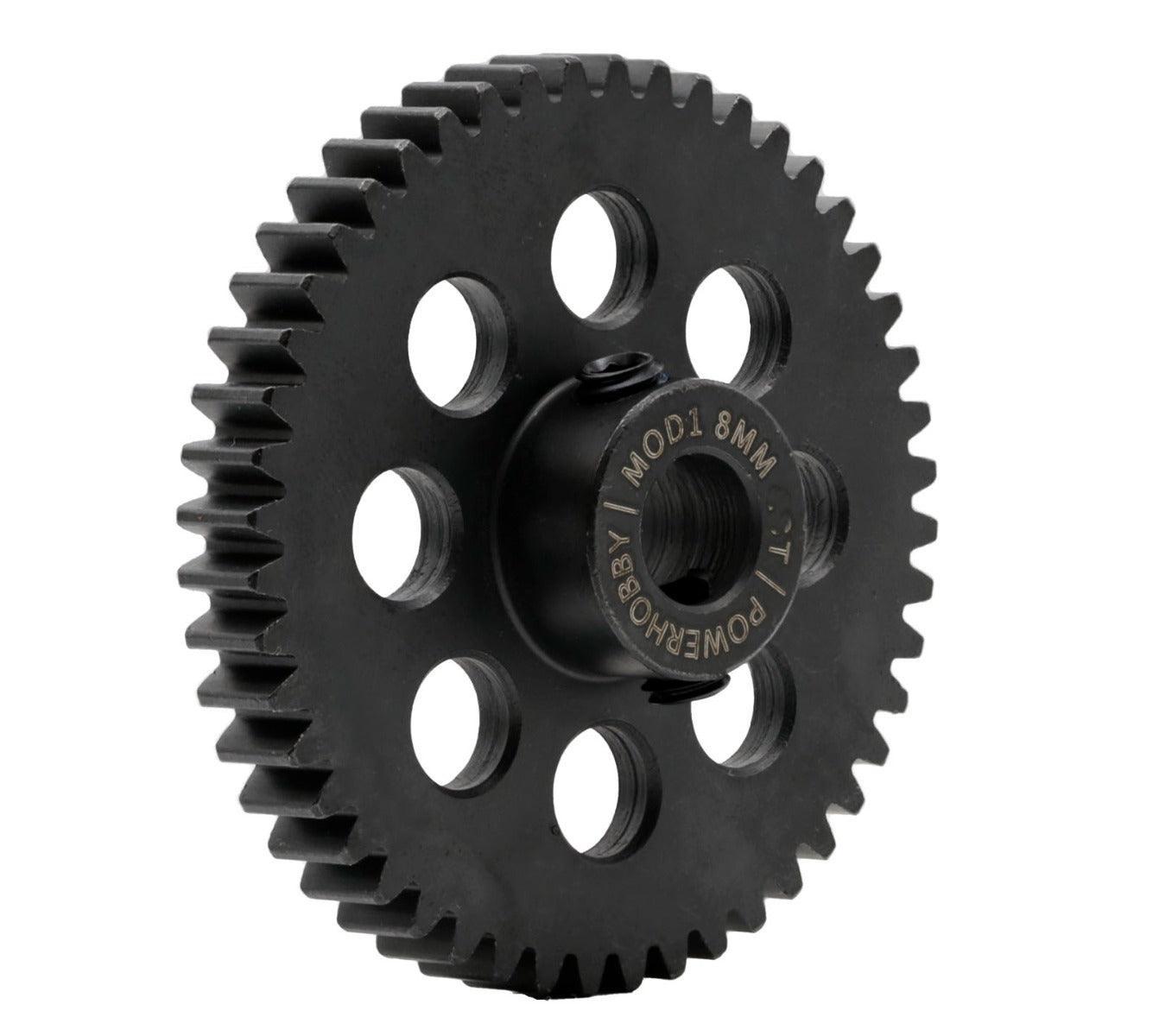 Powerhobby Hardened Steel 54T Mod1 8mm Pinion Gear MOD 1 Speed Run / Drag Racing