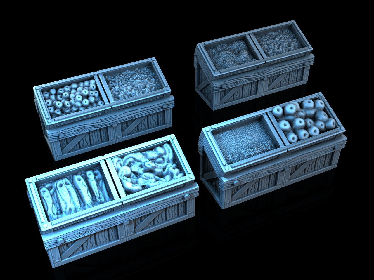 Adrian-3DP4U - Crate Set - 28mm