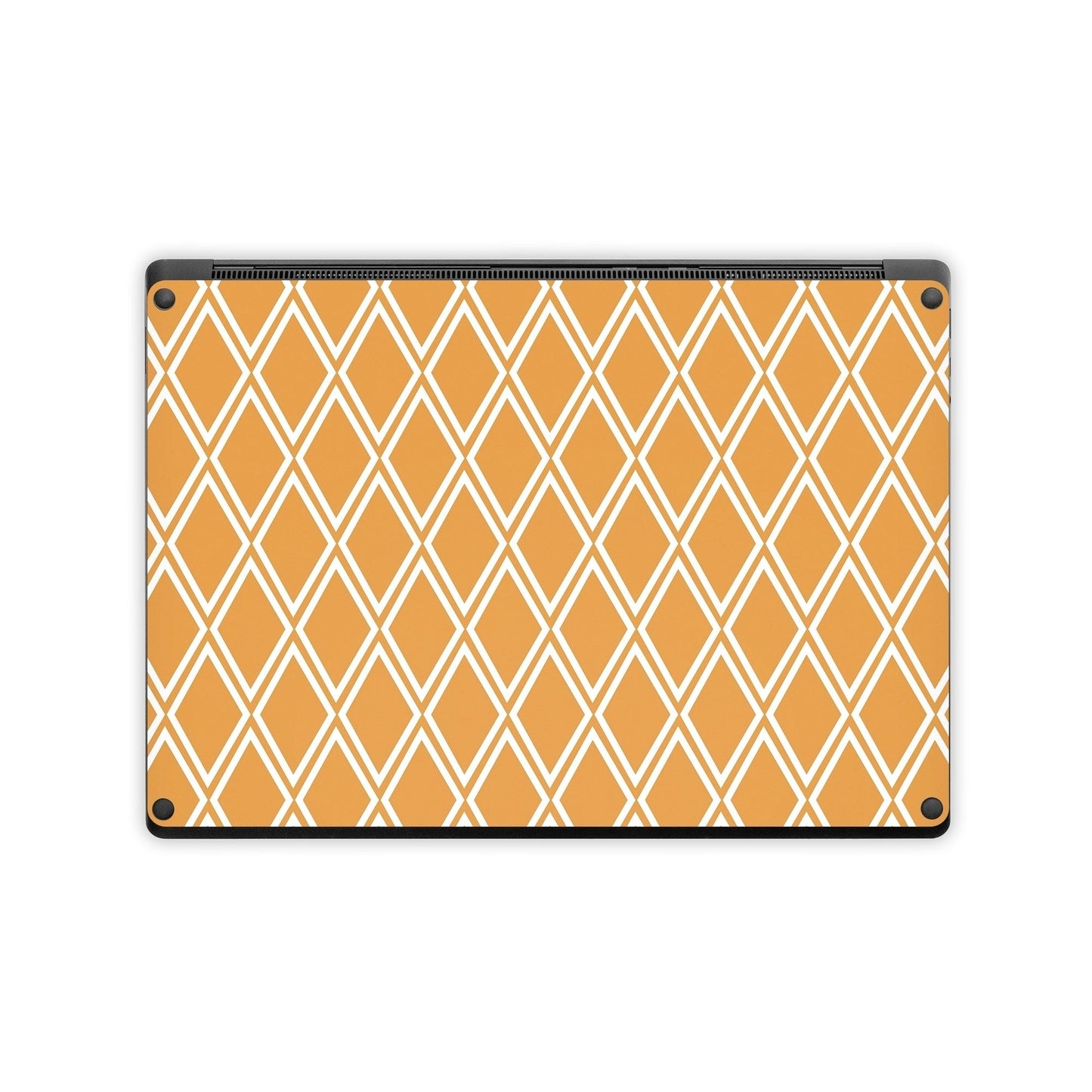 Orange Checks - Microsoft Surface Laptop Skin