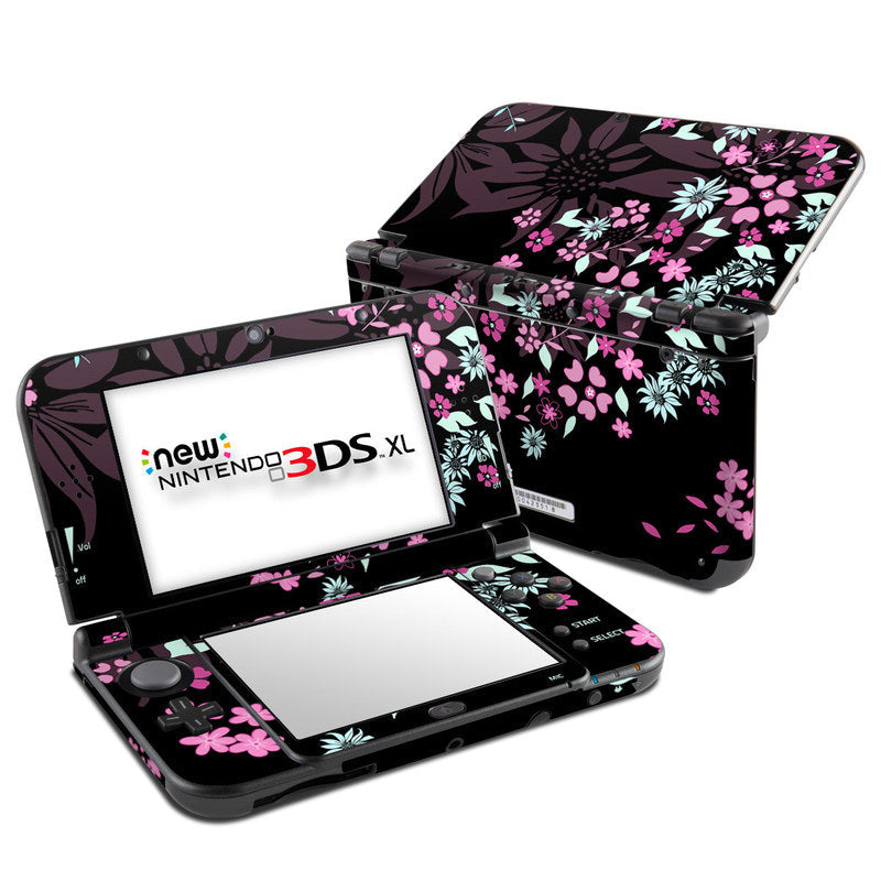 Dark Flowers - Nintendo New 3DS XL Skin