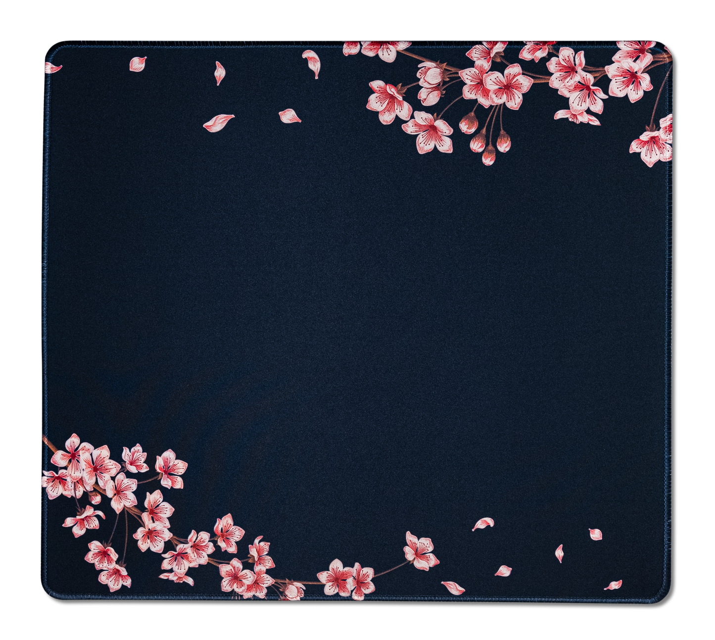 Navy Blossom Desk Mat