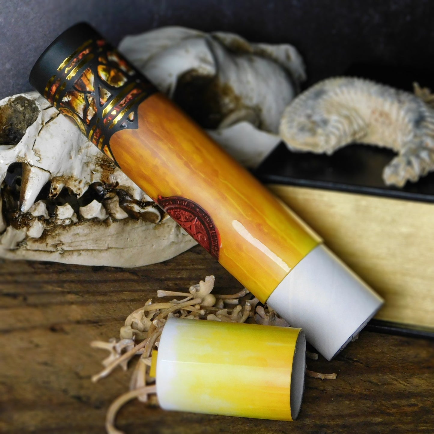 Ritual Candle Dice Tube: The Elder Sign