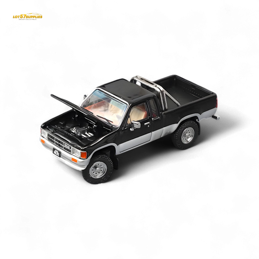 GCD Toyota Hilux SR5 Black Silver 1:64
